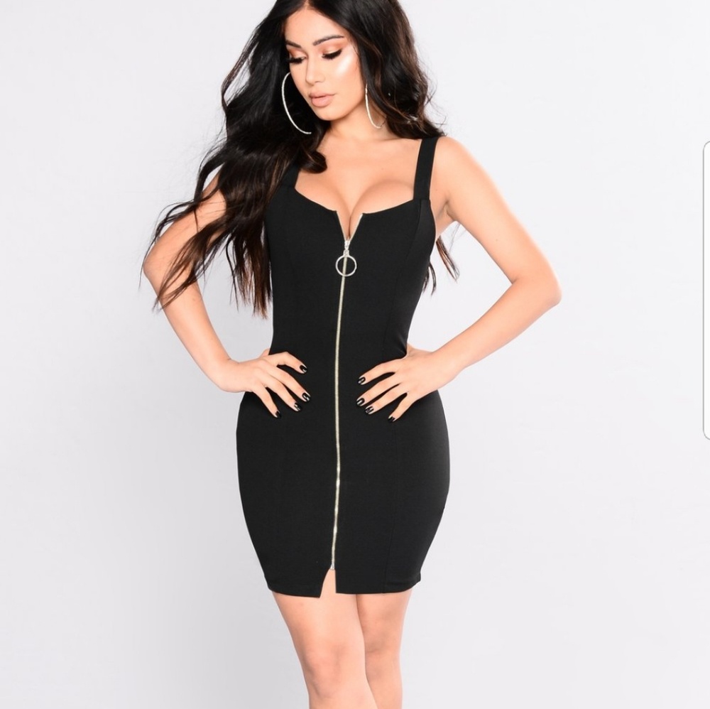 Fashion Nova "Dont Rush Me Mini" Dress